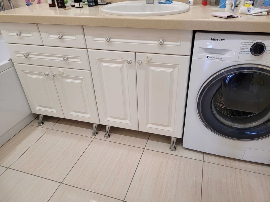 тумба для ванны белая МДФ