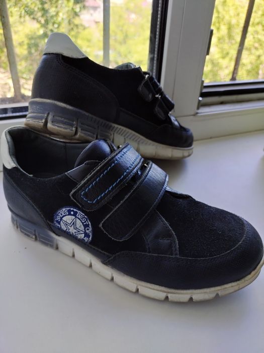 Кожаные кеды Шаговита