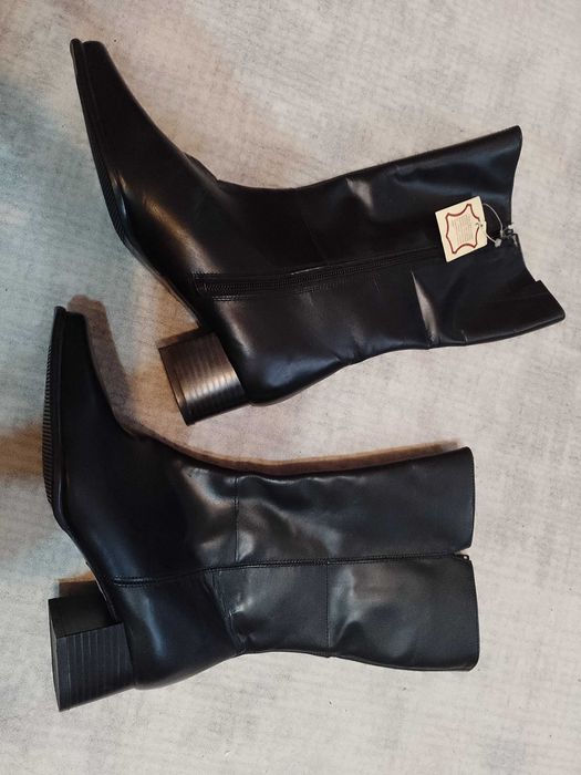 Нови боти 38н естествена кожа