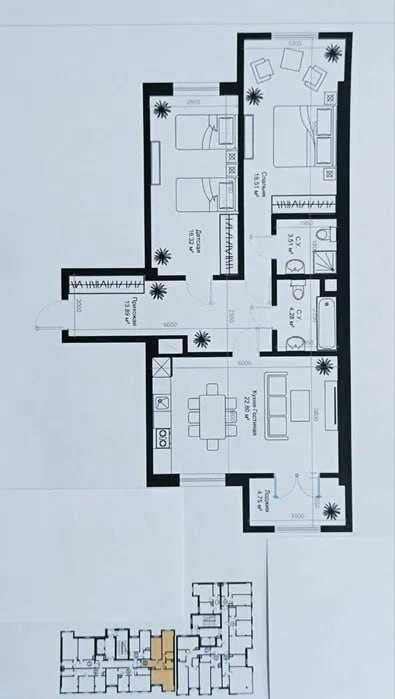 СРОЧНО‼️‼️‼️ЖК New House 3/6/12 86м2 |Узбум/Фаргона Йоли/Тц Alfraganus
