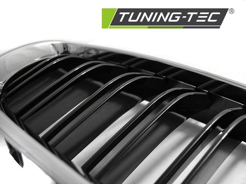 Grila dubla BMW F10 / F11 10-16 M5 Look crom cu negru lucios