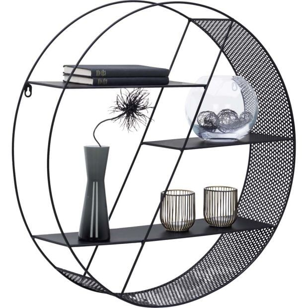 60см Голяма кръгла метална етажерка