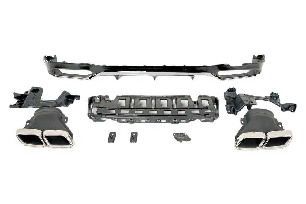 Заден дифузьор хром Mercedes-Benz E63s AMG Optik W213 (2016-2019)