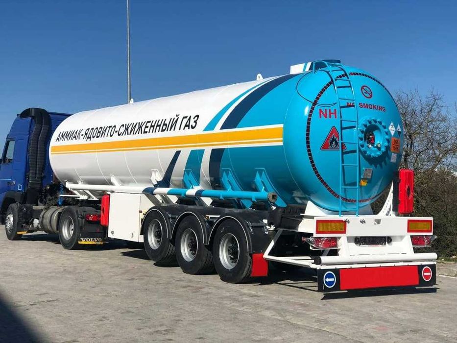 Аммиаковоз - полуприцеп-цистерна для аммиака