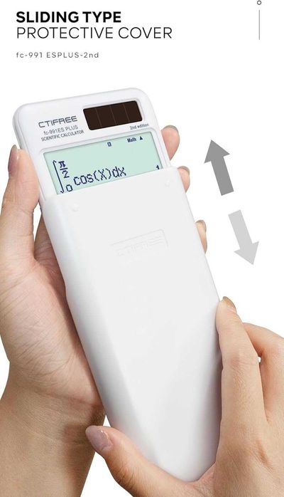 CTIFREE Научни калкулатори Непрограмируеми 10 + 2 цифри 417 функции, За училища и колежи
