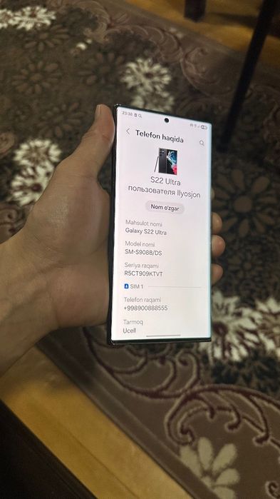 Samsung S 22 Ultra Vetnam 5G  8/128 2SM karta + eSM obmen bor iPhone