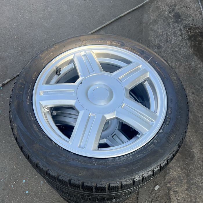 Новый диск Торус R15 с б/у шинами