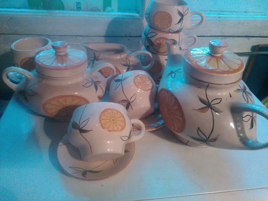 сервиз чайный керамический.
