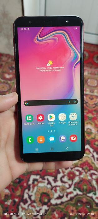 Samsung j6+  2022 ayollar ishladgan750ming