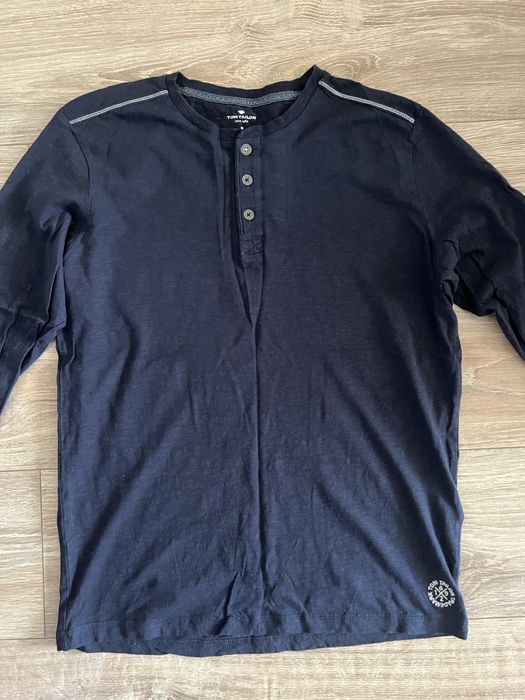 Сет от мъжка тъмно синя блуза Tom Tailor+ мъжко сиво поло H&M