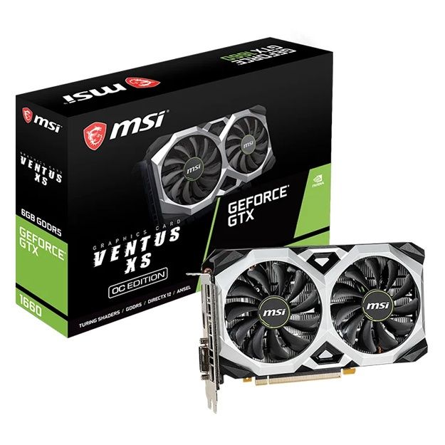 Видеокарта MSI GTX 1660 Ventus XS C 6GB