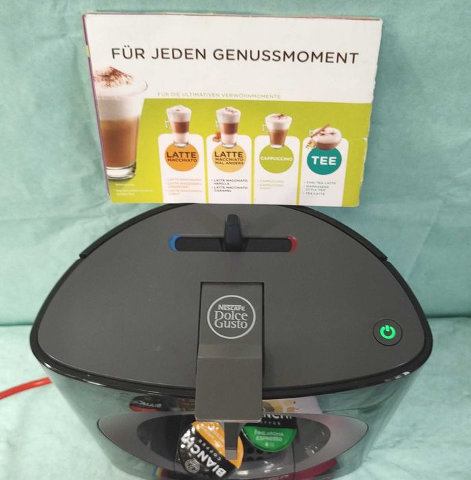 Кафемашина с гаранция 1 година NESCAFÉ® Krups Dolce Gusto OBLO.Black за капсули система Долче густо