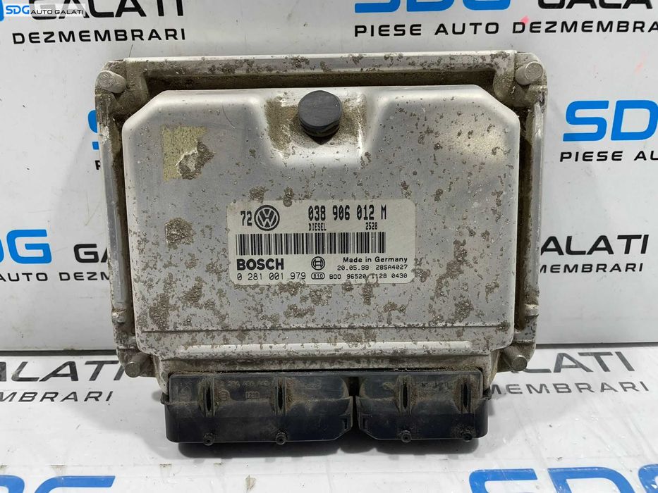 ECU Calculator Motor Bosch Volkswagen Bora 1.9 TDI 1998 - 2005 Cod 038906012M 0281001979 [L4609] [L4610]