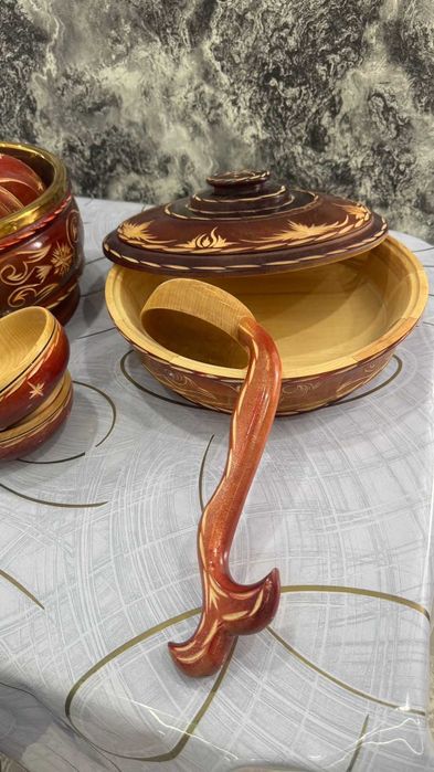 Деревянная посуду