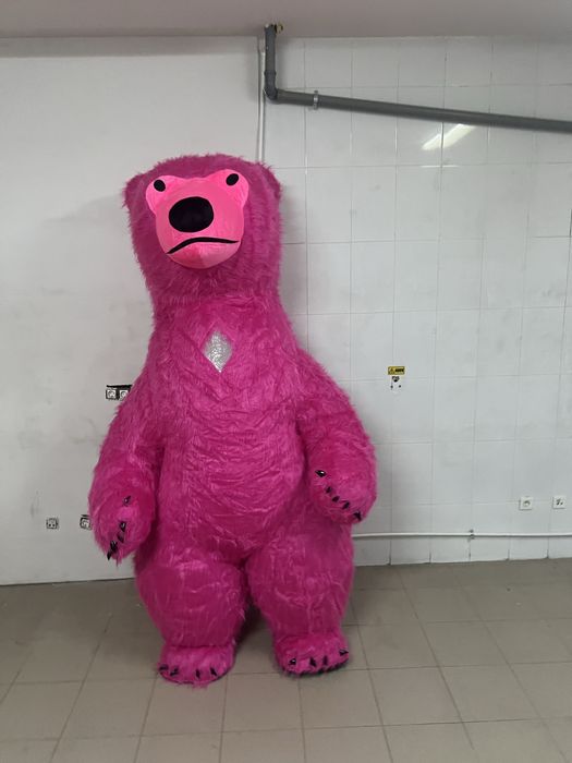 URS gonflabil  roz 2.6 metri pentru petreceri si evenimente