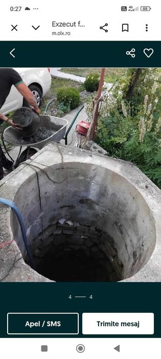 Fantanar Zalău curăț adâncesc dezinfectez