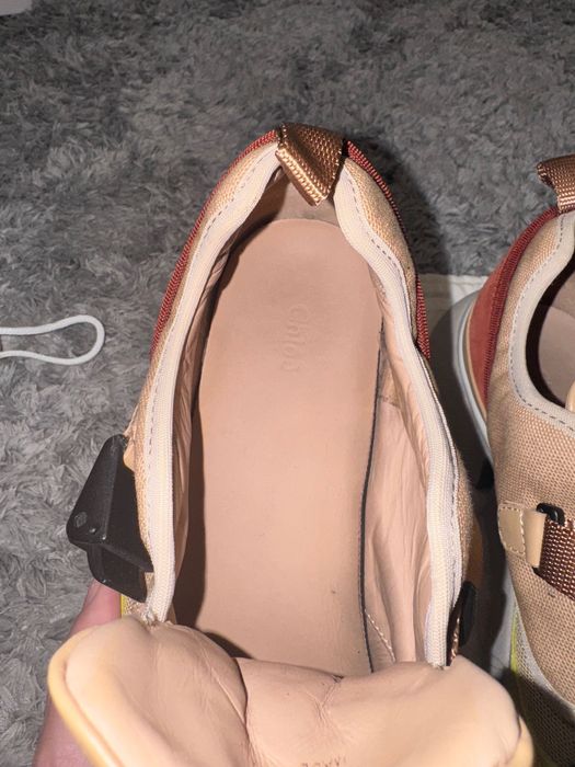 Chloé Sonnie low-top sneakers in a "Maple Pink"