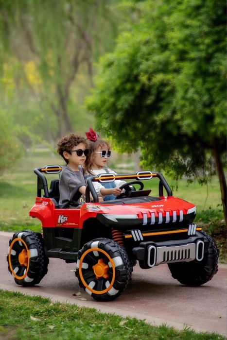 Большая детская машина с пультом двухместный Багги 8688 модел 4х4