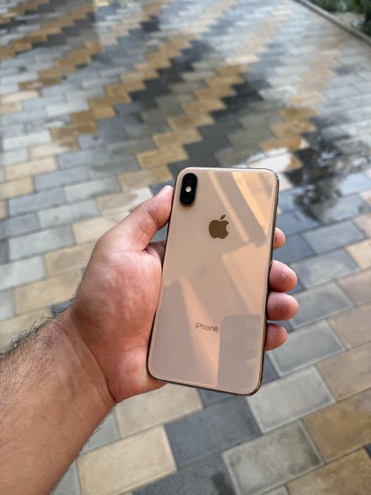 Iphone xs ayfon xs 64gb GOLD tel ideal sotiladi aybi yo face ishlidi