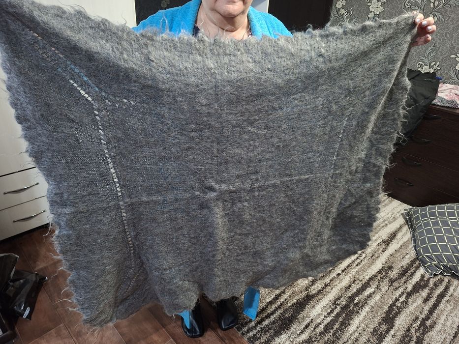 Шаль пуховая, натуральная