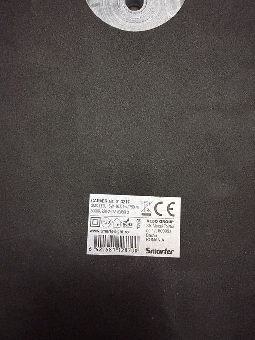 Lampadar Led Carver 16W