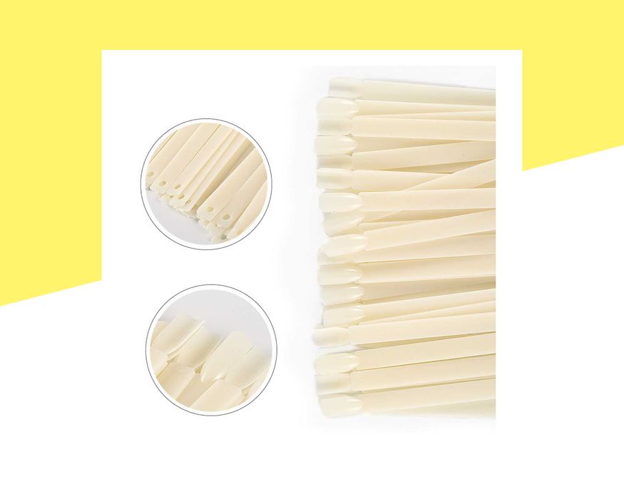 5 броя мострени пръчки удължители, мострена палитра ветрило