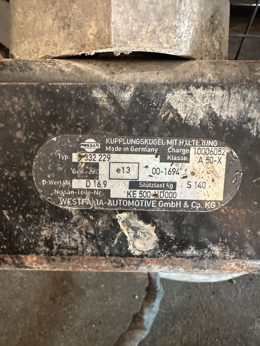 Фаркоп на Nissan Patrol