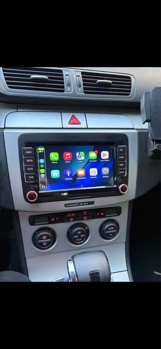Vand navigatie dedicata Volkswagen/Skoda/Seat cu Carplay Wireless si AA, ambeintale qled