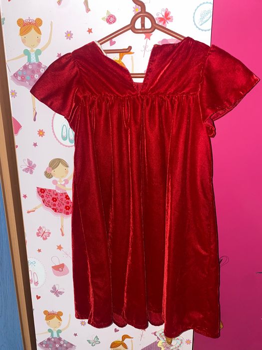Детска червена рокля 122 см за 6-7 год H&M