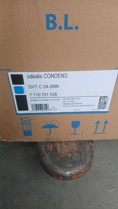 Vând centrală termică în condensare ELM Leblanc Odéalis Condens GVT C 24-2MN – 24 kW