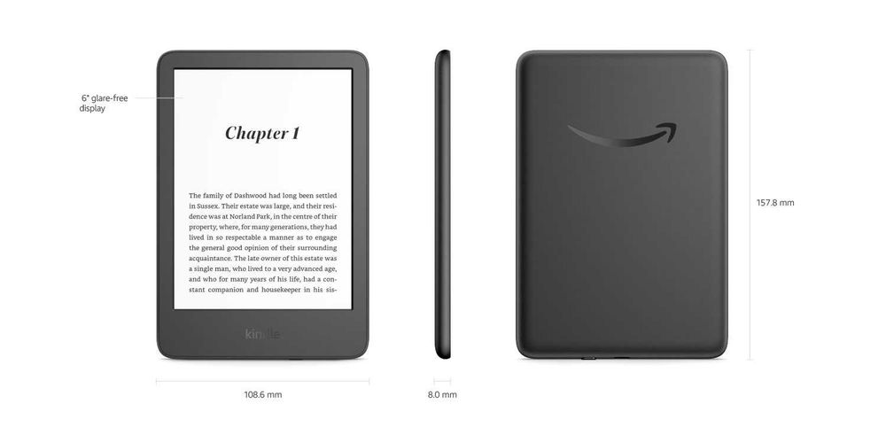 All-new Kindle-модел 2022,16Gb, четец за книги с подсветка,цветове