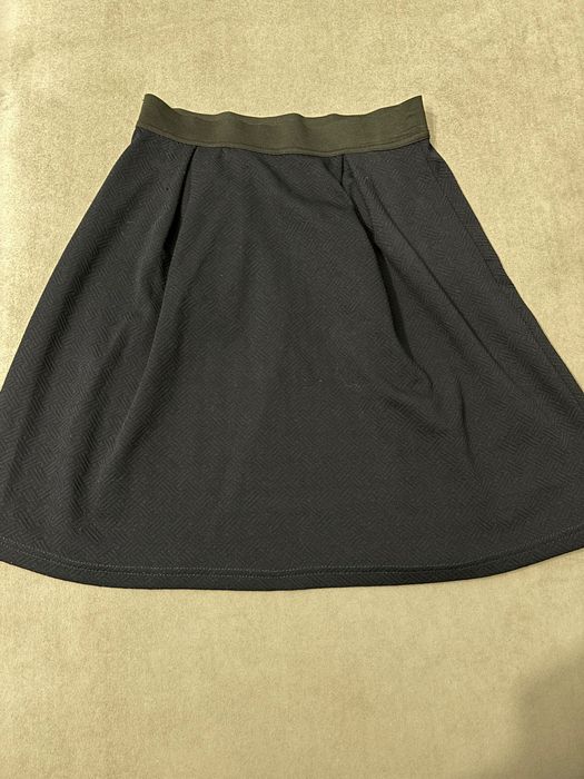 Юбка темно синяя школьная