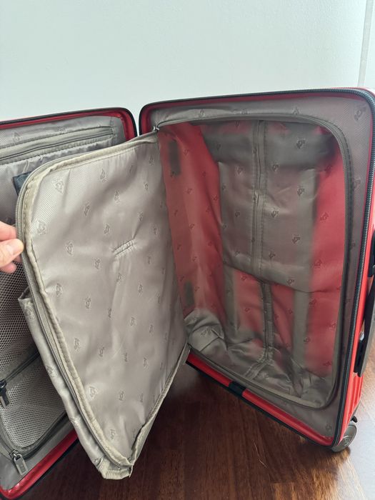 Troler de cabina Heys Tekno, 53cm x 37cm x 23cm, Rosu