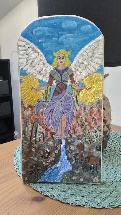 Tablou Pictură suprarealistă pe lemn