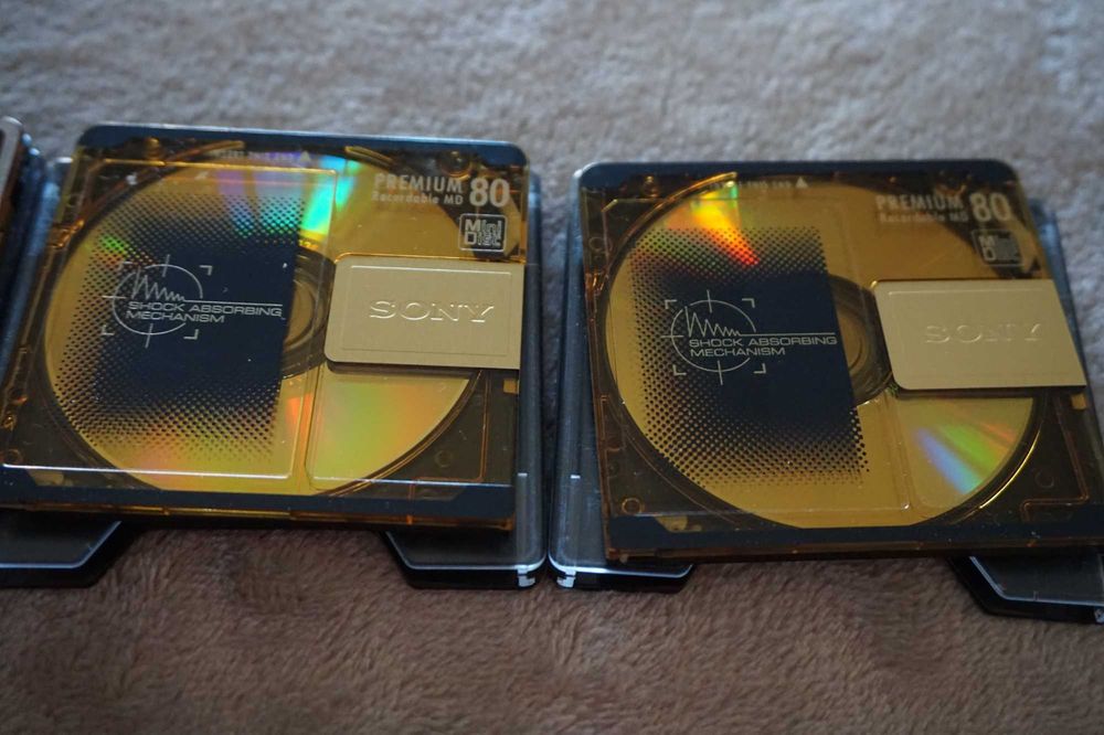 minidisc , minidiscuri , SONY PREMIUM gold de 74 si 80 min. lot de 5 buc