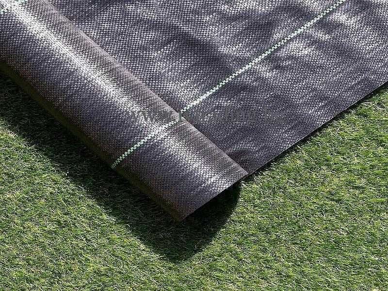 Тъкан против плевели/Зебло - 105 гр. бял, зелен и черен