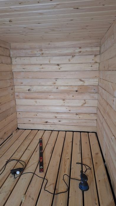 Сруб бани из профилированого бруса