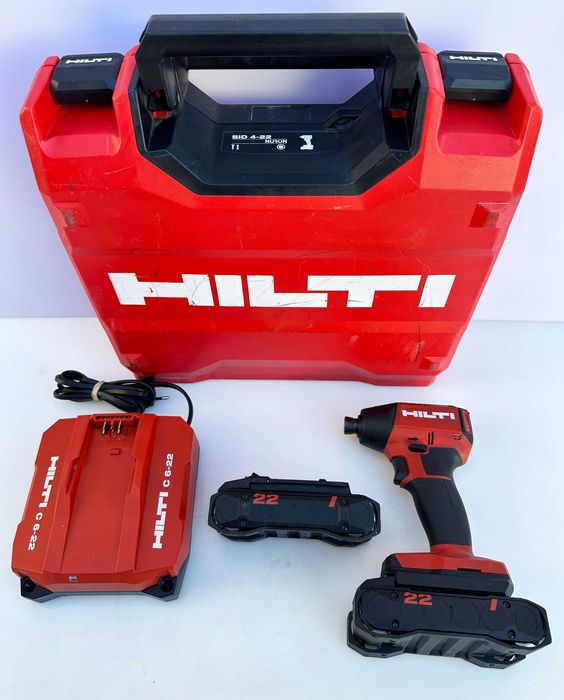 Hilti SiD 4-22 Nuron - Безчетков импакт 2х22V 4.0Ah перфектен!