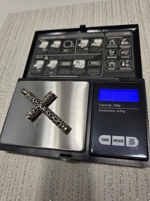 Pandantiv cruce argint 925