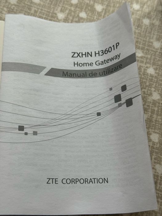 Router Mesh Gigabit Wi-Fi 6 ZTE H3601P AX1800
