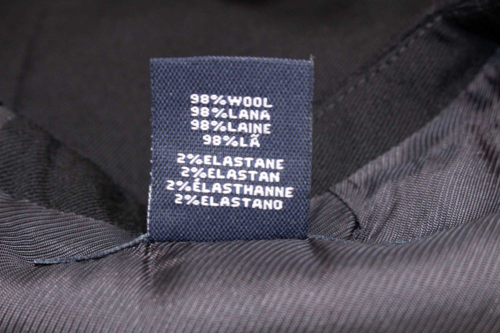 GANT дамска черна рокля тип сукман вълна с колан 36 S