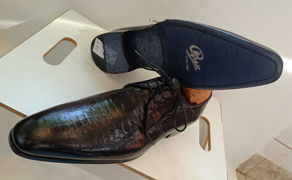 Pantofi de lux 42.5 43 44 44.5 46 Greve NOI lucrati manual piele natur