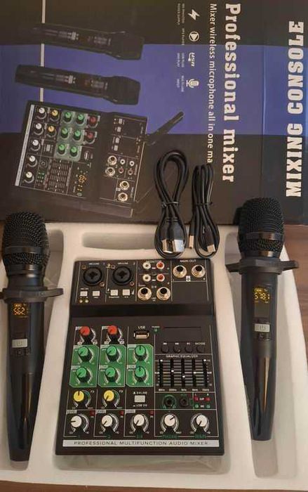 Boxa activa RCF 708 mk5, mixer , microfoane NOI