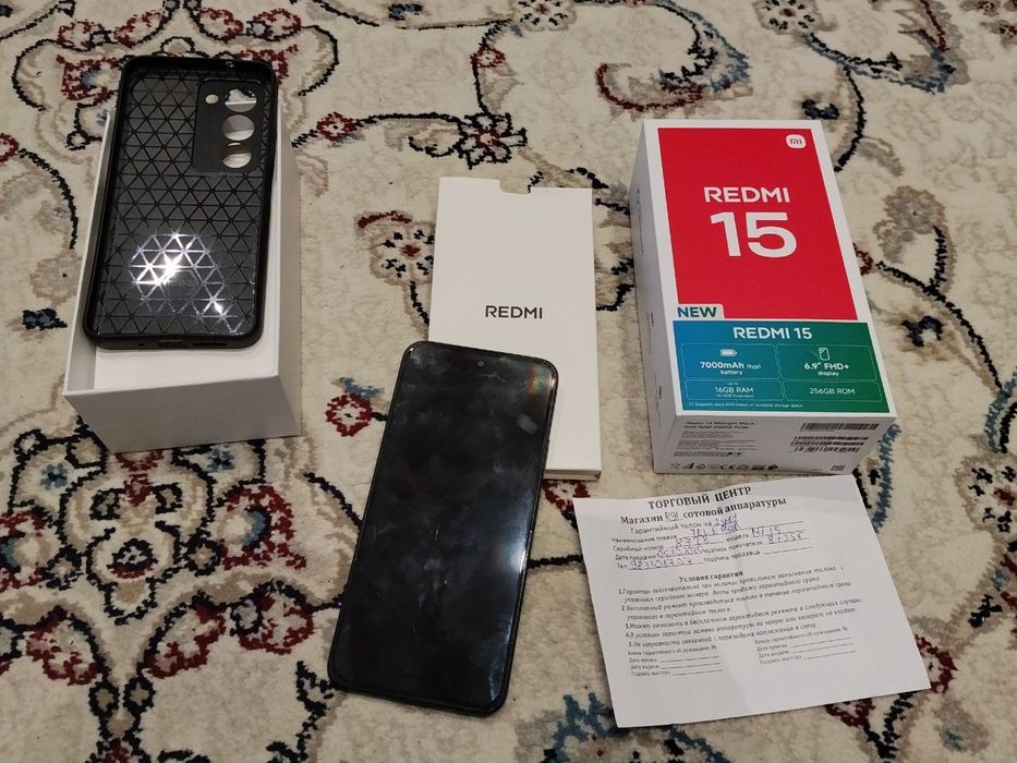 Redmi 15 8/256 gig im otgan usta kormagan