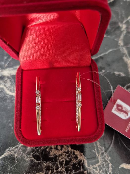 Новые золотые серьги Стрелы 585 пробы