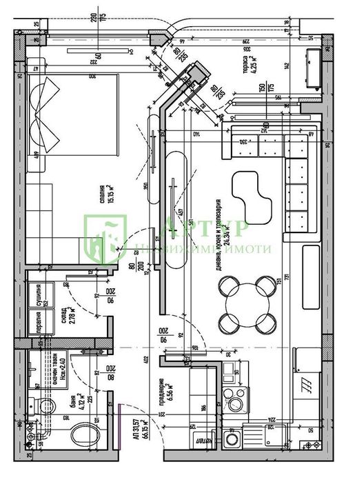 Продава се Двустаен апартамент в София, Малинова долина - 79 кв.м за 2190 €/кв.м - Снимка #2