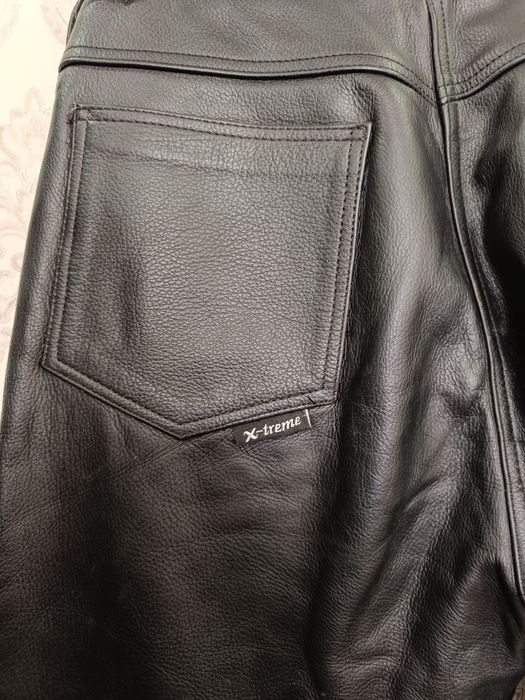 100% Кожаные мото штаны X - treme