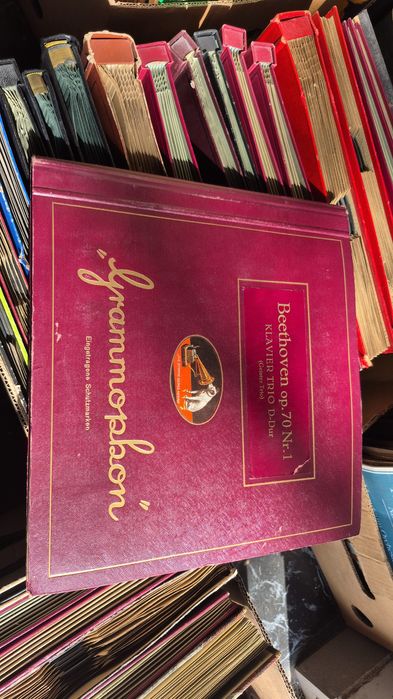 Vând lot 10 Discuri Grammophon & patefon colectie cu muzica clasică