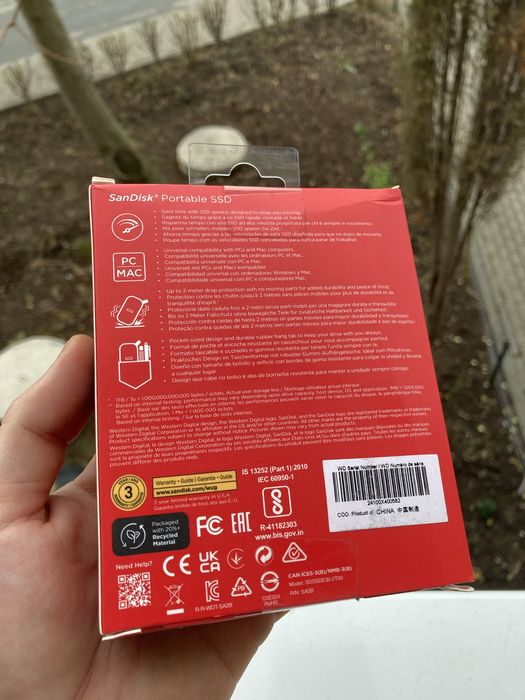 Ssd portabil sandisk 2tb