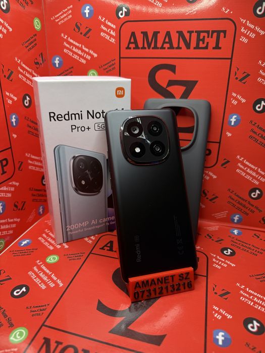 Redmi Note 14 Pro+ 5g Amanet SZ Non Stop